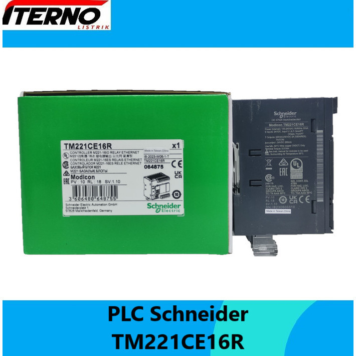 TM221CE16R PLC Schneider 16IO Modicon M221