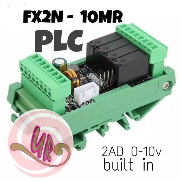 ready stok PLC fx2n10mr control fx2n 10mr 2AD 10v built in more strong than fx1n