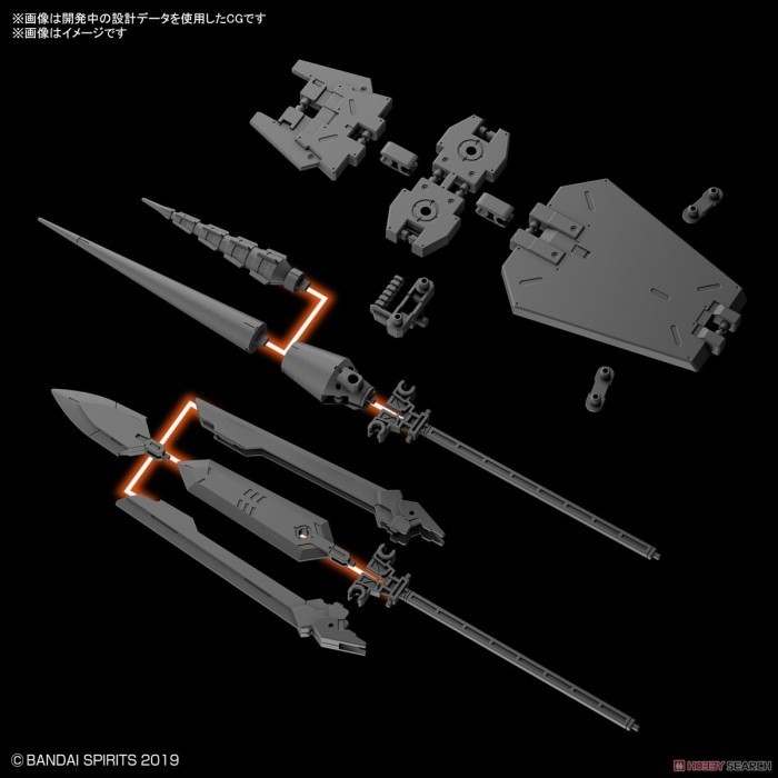 Ready 30MM Option Parts Set 3 Bandai Gunpla Model kit