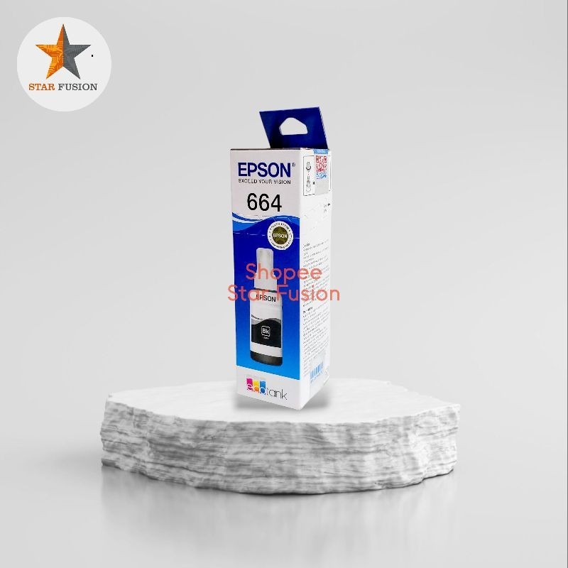 Tinta Printer Epson 664 Black Hitam L120 L210 L360