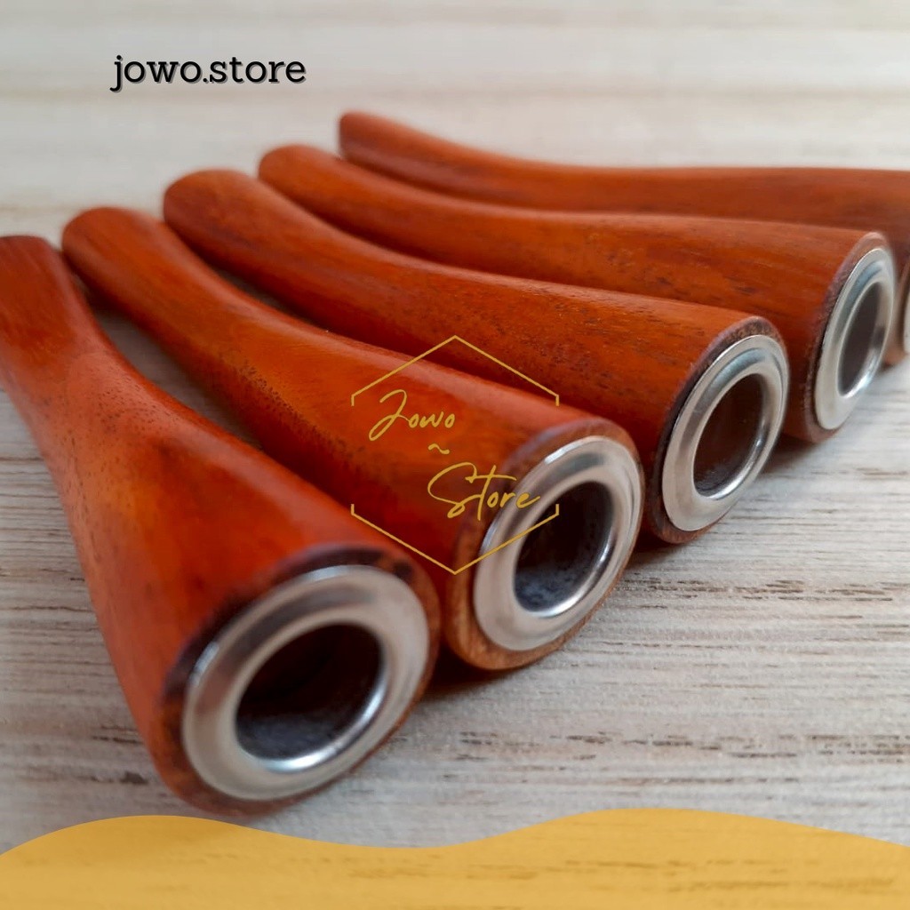 TERLARIS  Grosir pipa rokok kayu secang cangklong once roko secang merah TERBARU