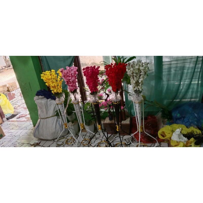 bunga sakura pot standing/pot corong