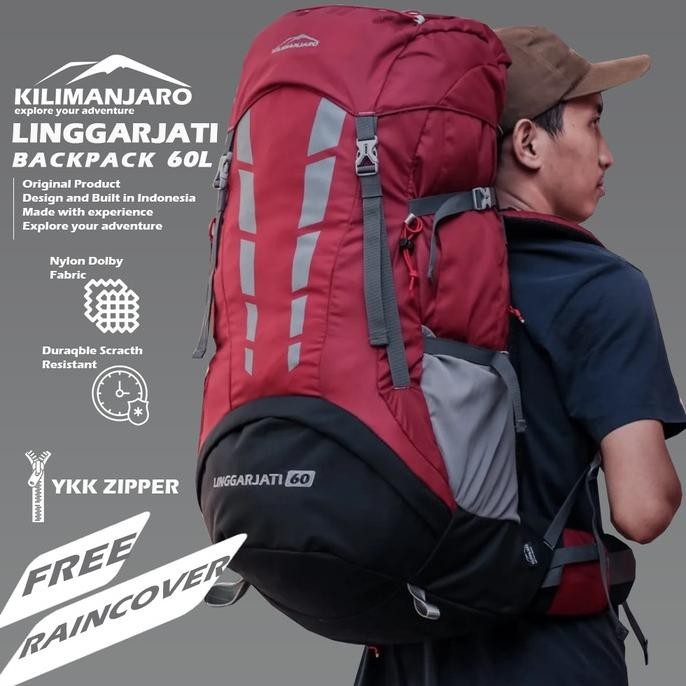 Tas Gunung Kilimanjaro Linggarjati 60 L - Carrier Kilimanjaro 60L