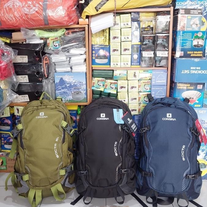 TAS DAYPACK SEKOLAH KULIAH OUTDOOR CONSINA GOCTA 30L INCLUDE RAINCOVER