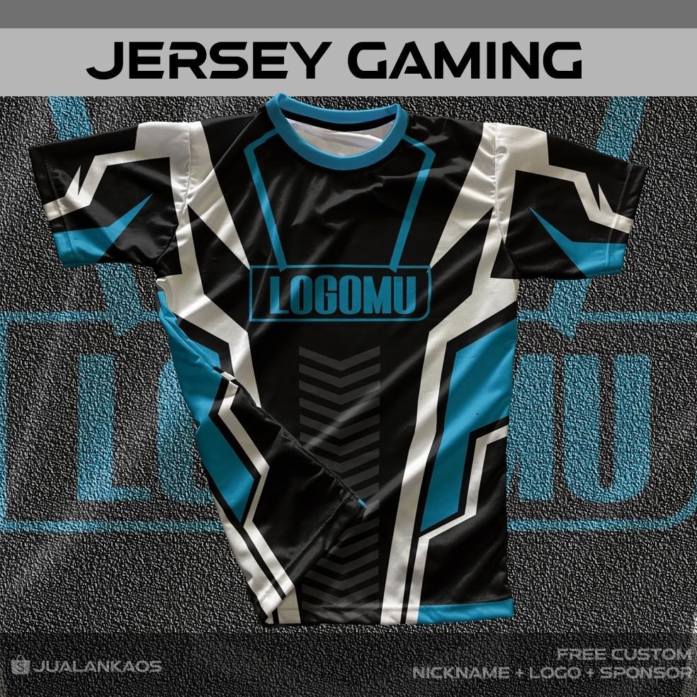 Elegan Setiap Hari Baju Kaos Jersey Gaming ESports 19 Printing Custom ||
