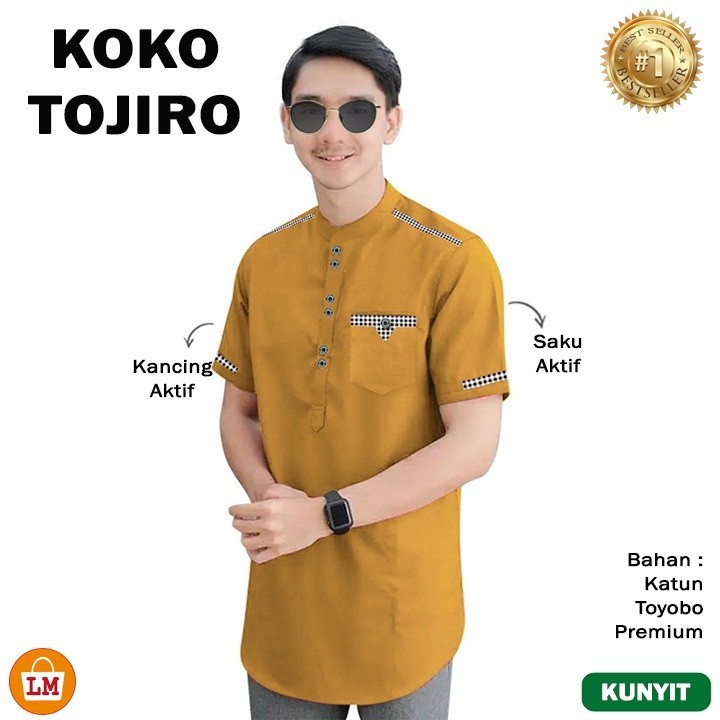 Baju Koko Dewasa Terbaru 2024 Baju Muslim Laki2 Pakaian Lebaran Kemejakoko Koko Pria Anak Laki Lenga