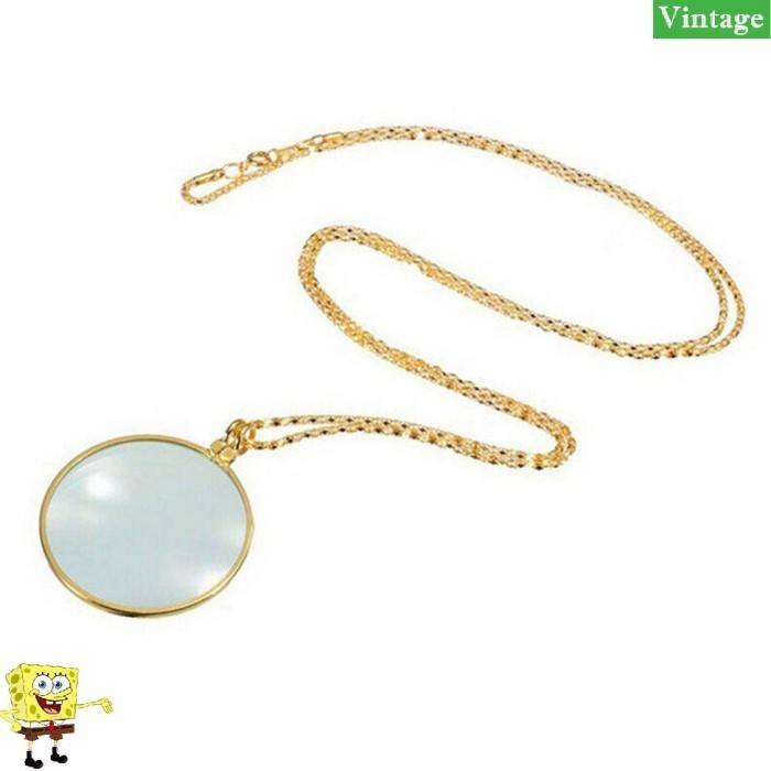 

Terlaris Vin Decorative Monocle Necklace With 6X Magnifier Magnifying Glass Promo Terbaru