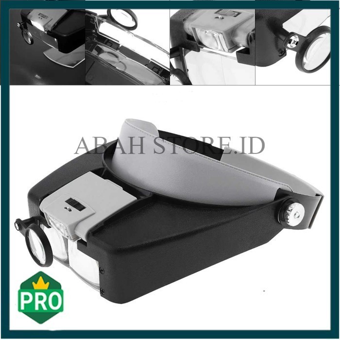 

Terlaris Kaca Pembesar 1.5-10X Kaca Mata Service Teknisi Reparasi Jam Lampu Led Promo Terbaru