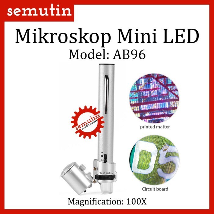 

Terlaris Mikroskop Saku Mini Led Ab96 / Microscope Portable Lampu Tekstil Promo Terbaru