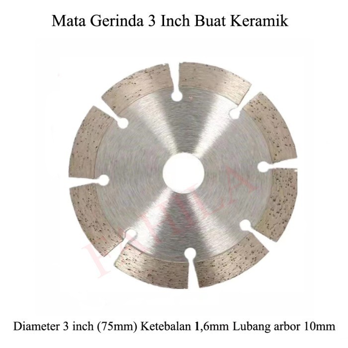 Terlaris Mata Gerinda Mini 3 Inch Potong Keramik 75Mm Promo Terbaru