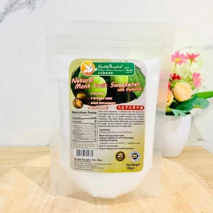 

Monk Fruit Sweetener/ Monkfruit/ Pemanis alami / Gula Keto TD