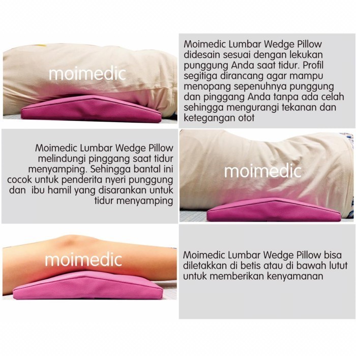 Bantal Terapi Tulang Belakang Lumbar / Moimedic Lumbar Pillow Ready