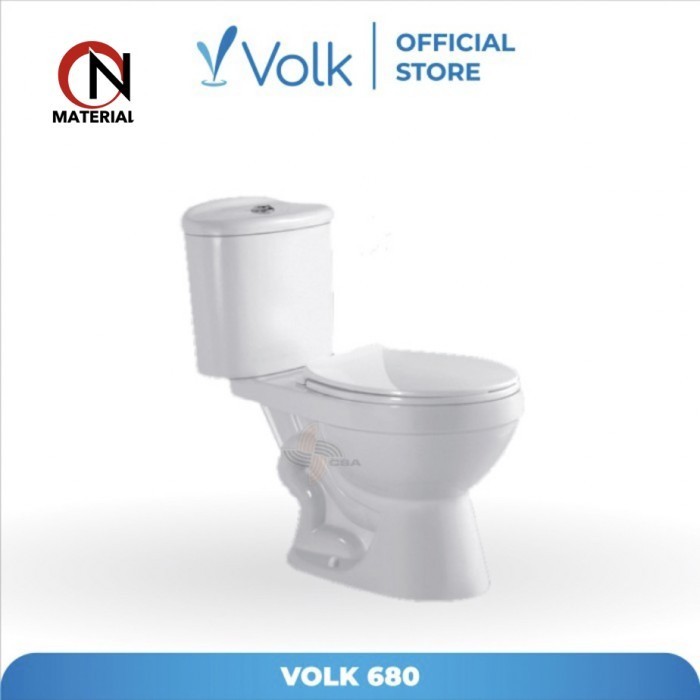 Kloset Duduk Volk 660 / Putih