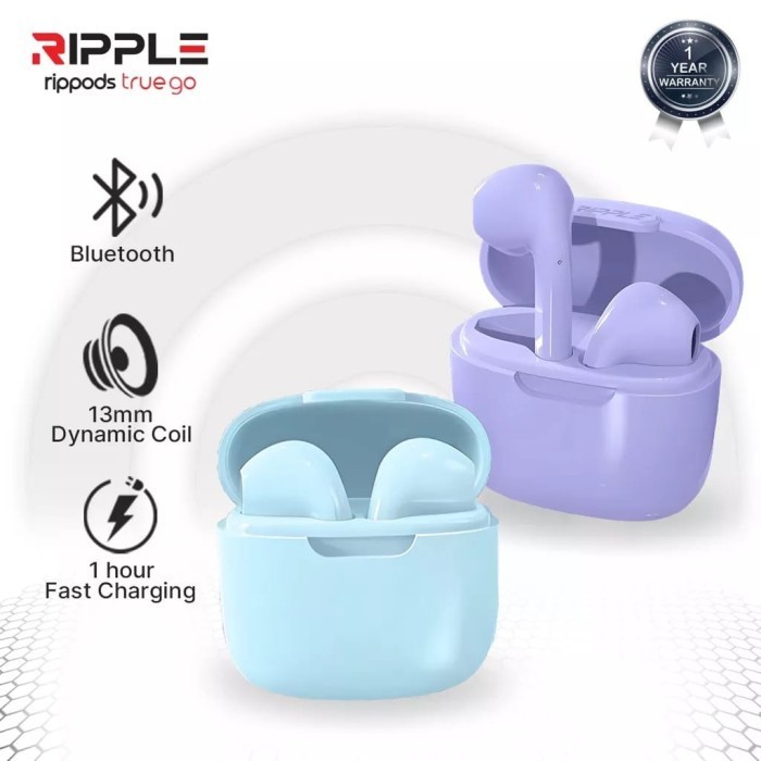 Ripple Rippods True Go TWS Headset Bluetooth Earphone Mini Earbuds