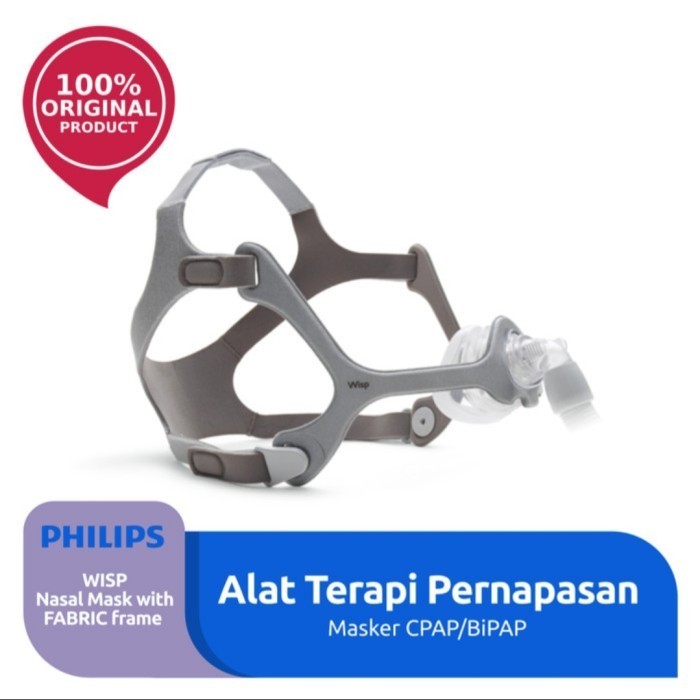 Wisp Nasal Mask Cpap Philips Untuk Cpap, Bpap, Apap(3 Ukuran)
