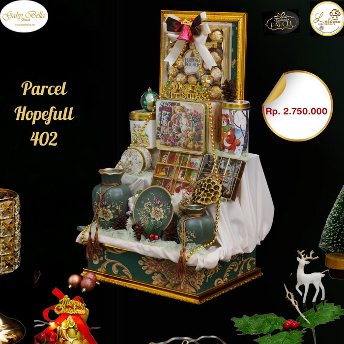 

Ready Hopefull 402 Hampers Natal Parsel Tahun Baru Parsel Guci Cookies