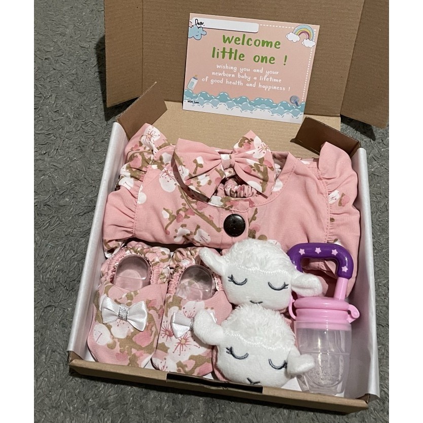 

Ready Hampers baby girl jumper set kado lahiran bayi perempuan