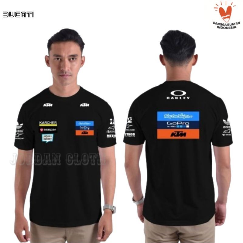 Tshirt Baju Kaos Motocross KTM Team Racing