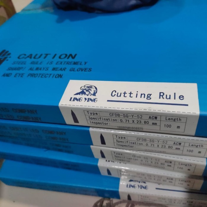 

Terbaru Rule Die Steel 23.8X0.71 100M Taiwan Promo Terlaris