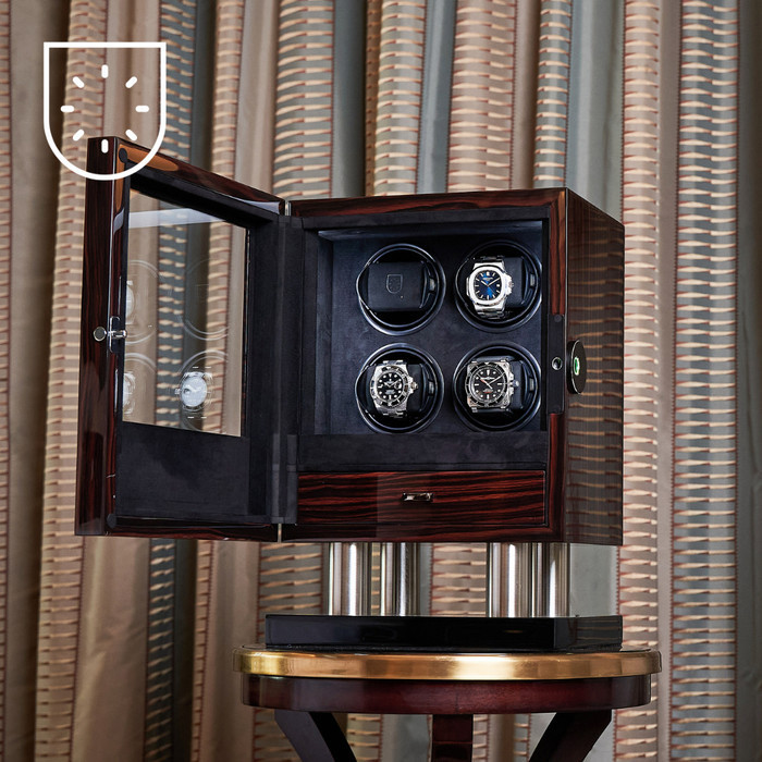 BILLSTONE ENIGMA 4 FINGERPRINT WATCH WINDER