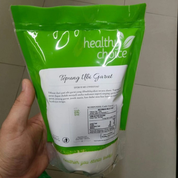 

Terlaris Healthy Choice. Tepung Ubi Garut. 500Gr Promo Terbaru