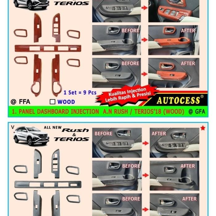 Panel Dashboard All New Rush / Terios ( Carbon )