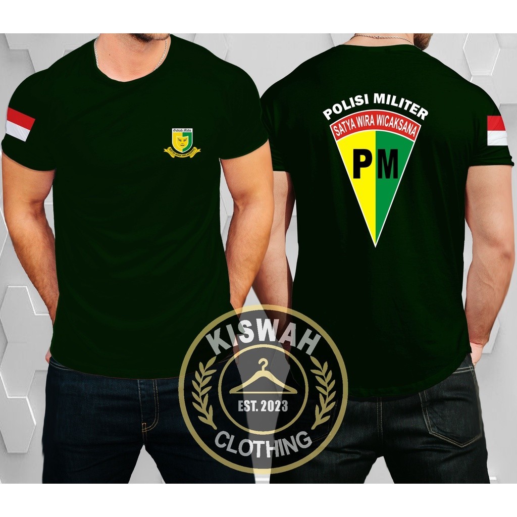 Kaos Tshirt Polisi Militer Angkatan Darat Baju Distro