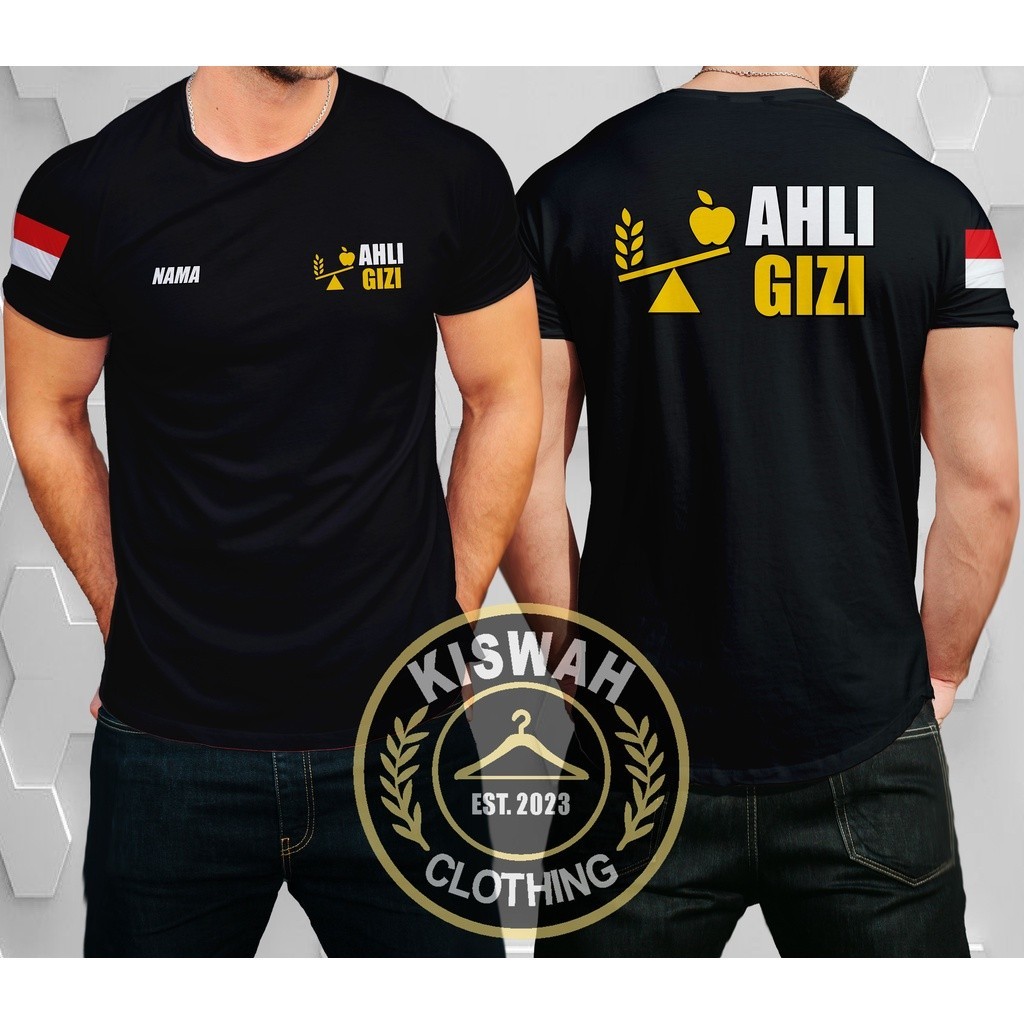 Kaos Tshirt Ahli Gizi Gratis Nama Kamu Baju Distro