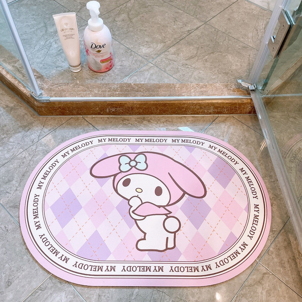 Karpet Lantai Sanrio Keset Lantai Melody Kawai Anti Slip