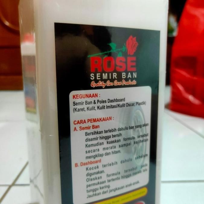 SEMIR BAN MOBIL/MOTOR TERBAIK ROSE (1 LITER)
