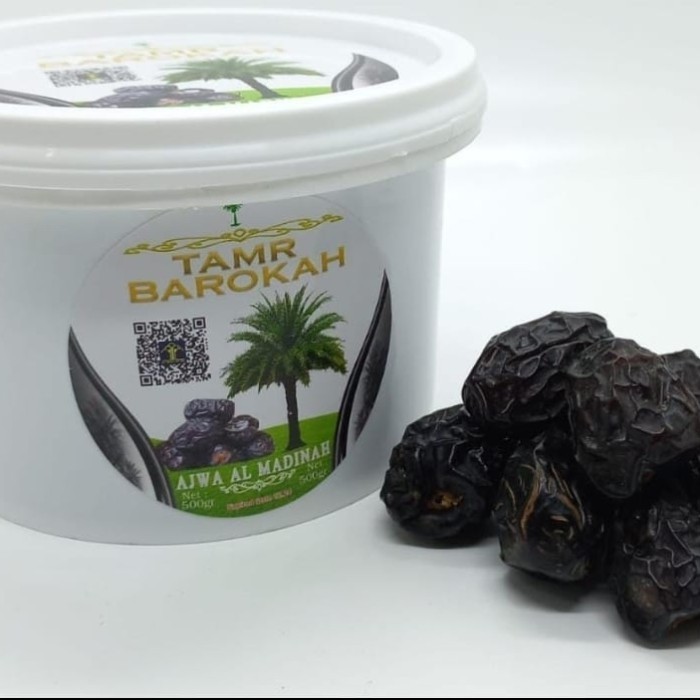 

Kurma - Kurma Ajwa 500Gr Ajwa Madinah Kemasan Ember