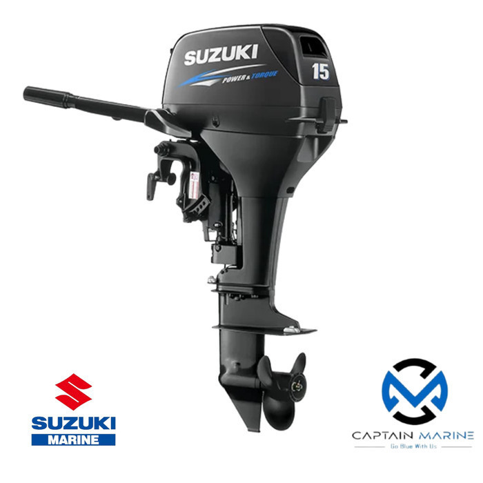 Mesin Tempel Kapal Perahu Suzuki 15Hp Dt15Al 2 Stroke / Tak Original Dan Terpercaya