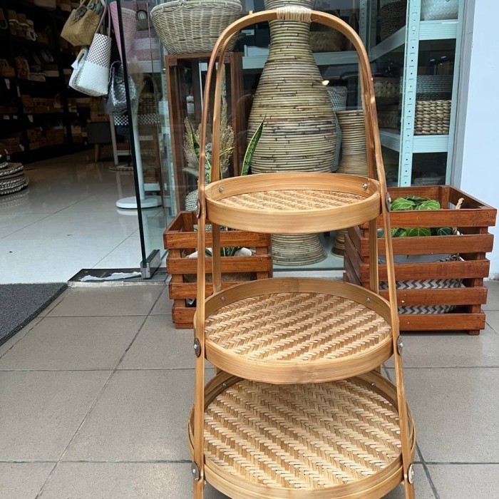 Rak Bumbu Dapur / Tempat Bumbu / Rak Bambu / Rak Bawang Rb01