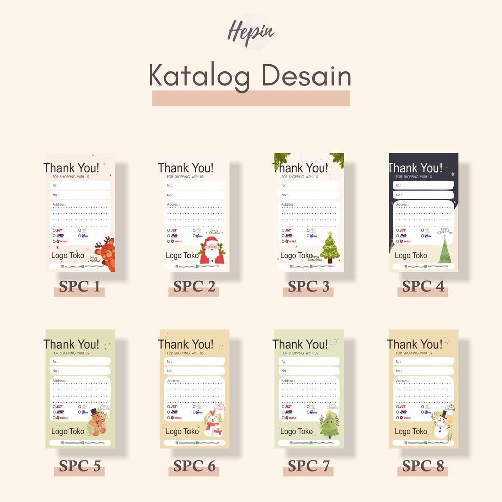 

Stiker Label Pengiriman CUTE CHRISTMAS Olshop - Paket Olshop Online Shop Natal