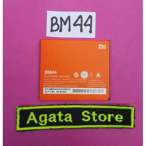 Baterai Battery Xiaomi Redmi 2 ( BM44 ) Original 100%, Batre Ori