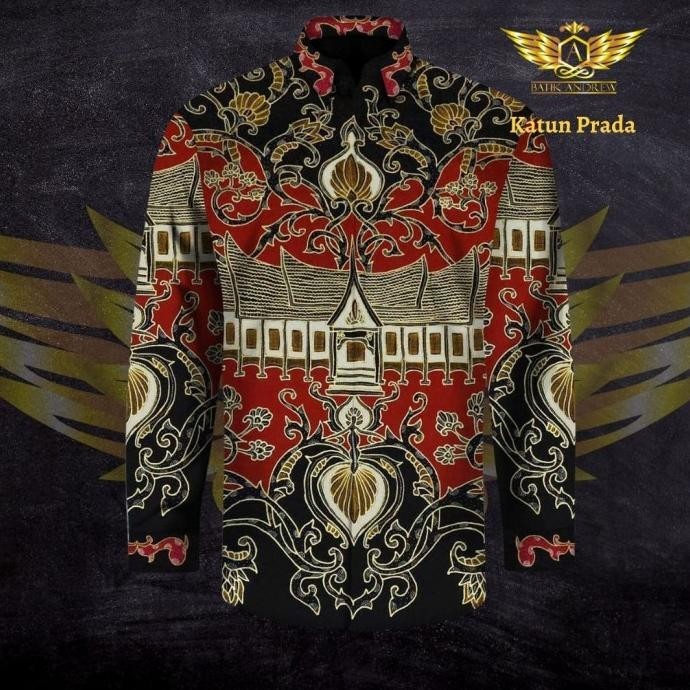 Ready Katun Iwan Tirta Tulis Pola Prada Motif 17 Bahan Kain Batik Naga Original