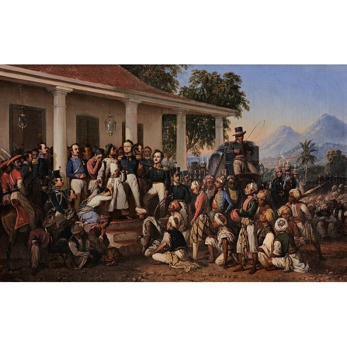 LUKISAN RADEN SALEH THE ARREST OF PANGERAN DIPONEGORO PAINTING