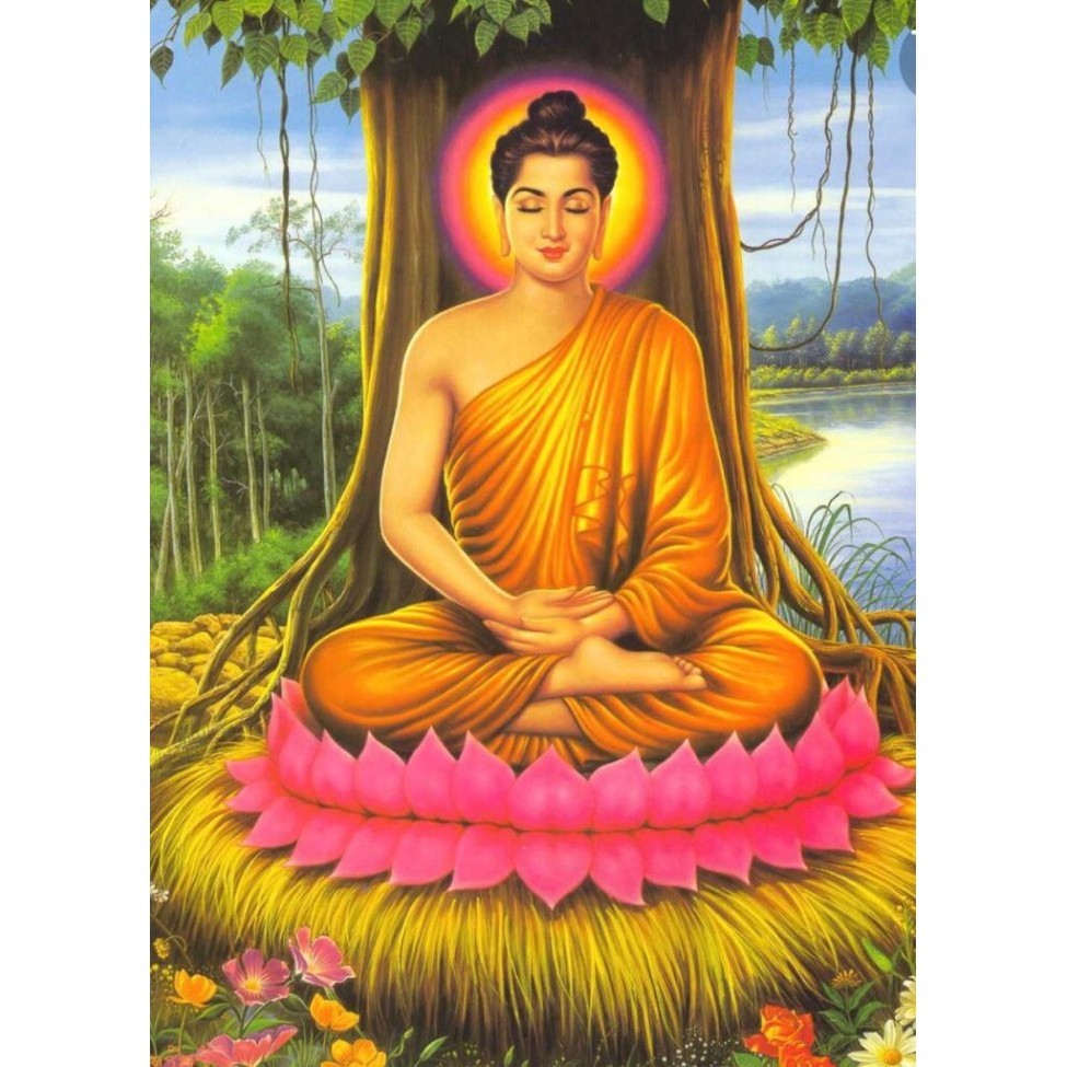 LUKISAN FULL DIAMOND 5D PAINTING (DIY) BUDDHA - D 30X40CM (PXT)
