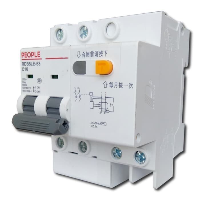 RCCB / ELCB / RCBO PEOPEL 2POLE 16A