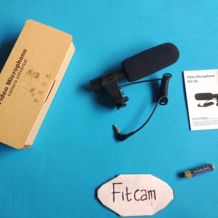 Mic External Video Vlog Phone Kamera Canon Nikon Sony Fujifilm