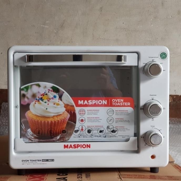 Terbaik Oven Listrik Maspion Mot-1801 Oven Toaster 18 Liter Stok Terbatas