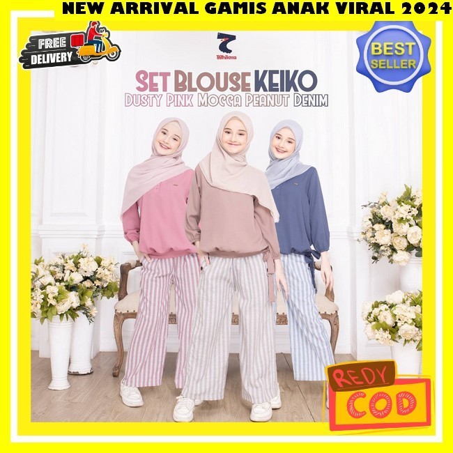 Dress Lebaran 2024 Terbaru Bju Gmis Snak Cewek Murah Gahun Premium Baju Busana Muslim Anak Perempuan