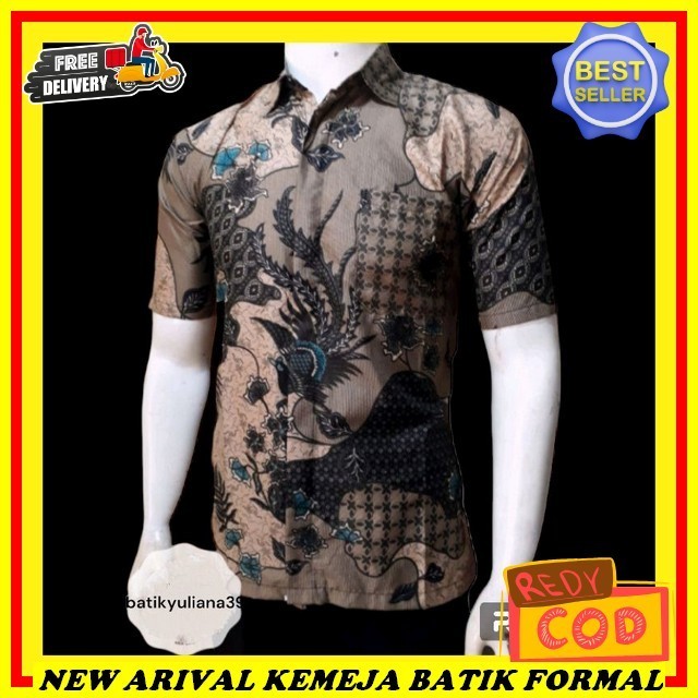 Pakaian Cowok Keren Kemeja Batik Cowok Pendek Atasan Semiformal Cowk Kwmeja Panjang Batiek Kekinian 