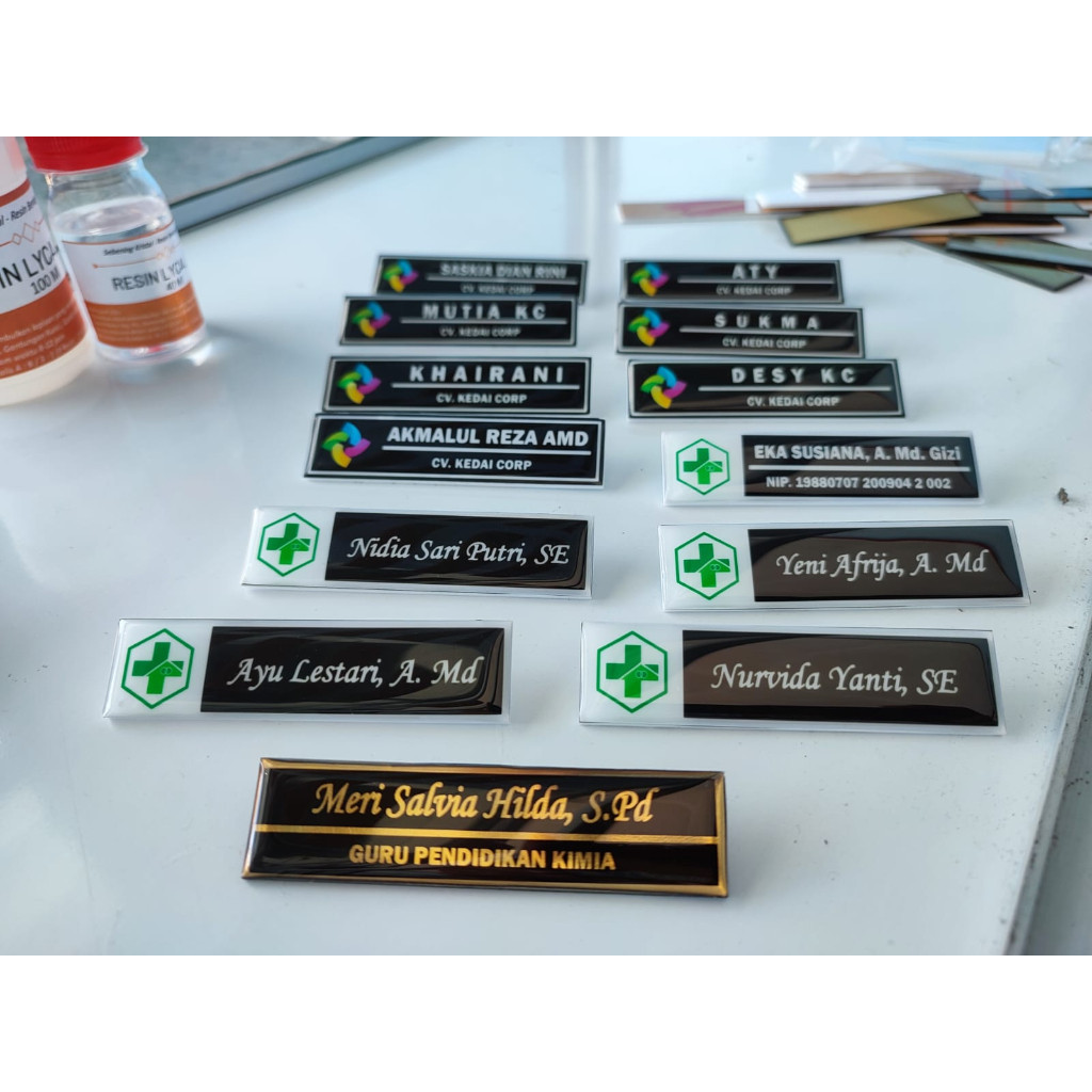 

Paket Usaha Name Tag (All In One, TERLENGKAP)