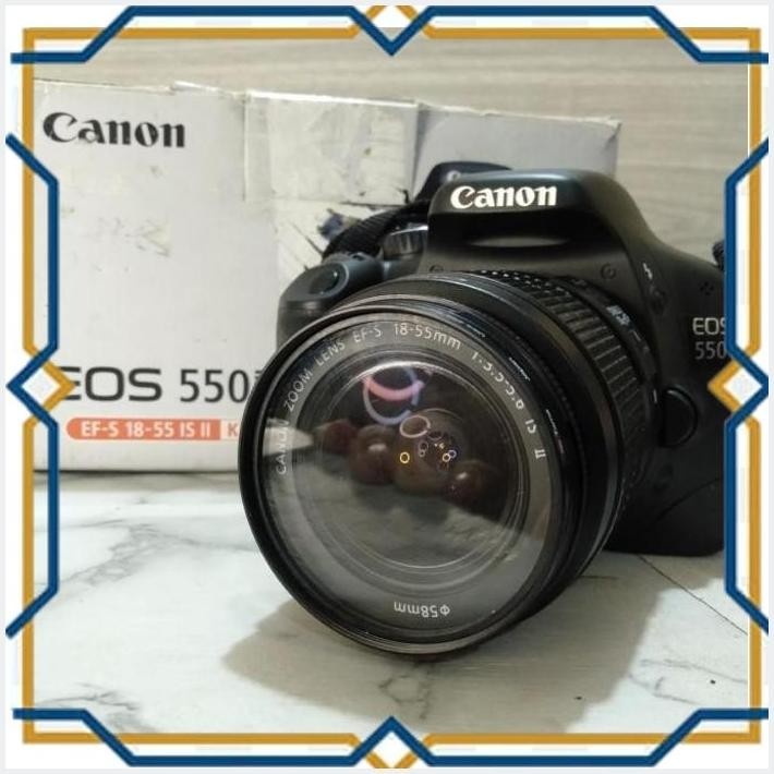 [kam] kamera canon eos 550d bekas lensa 18-55mm lengkap
