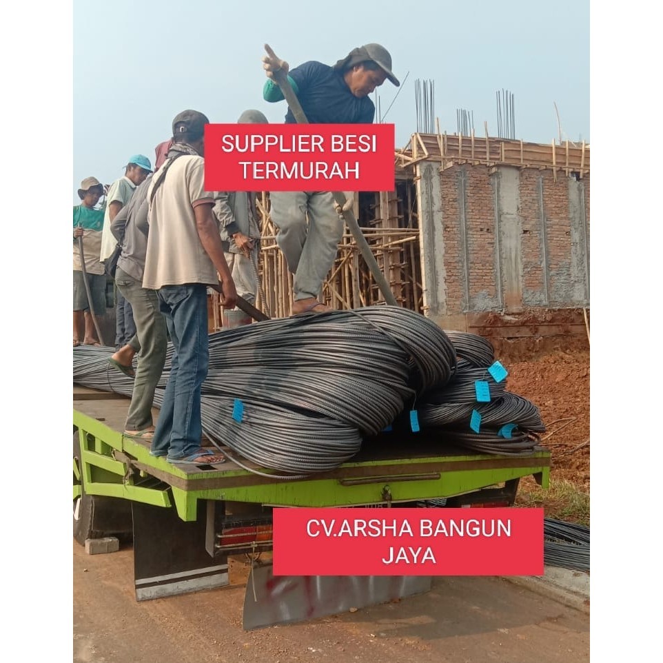 besi beton full sni 8 polos  38000/besi 6polos/10 polos/10 ulir/13 ulir/12 polos