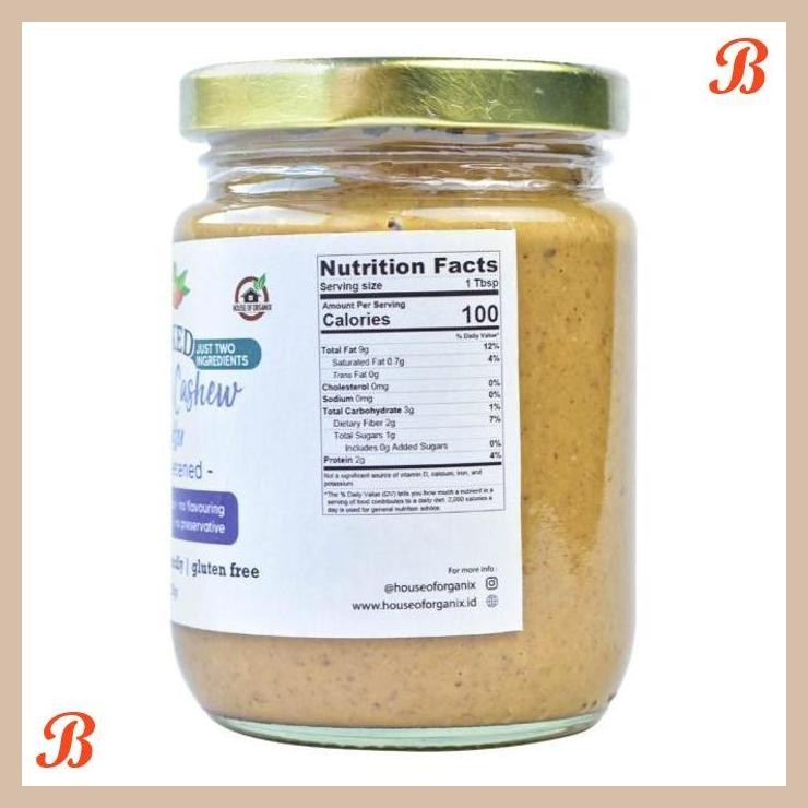

| HOF | NAKED ALMOND CASHEW BUTTER UNSWEETENED 250 GR