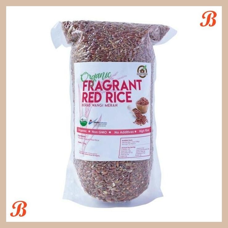 

| HOF | HOUSE OF ORGANIX FRAGRANT RED RICE ( BERAS MERAH WANGI ) 1 KG