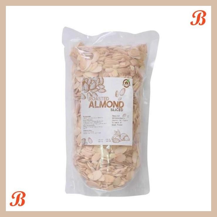 

| HOF | NATURAL ROASTED ALMOND SLICED ( PANGGANG ) - 500 GR