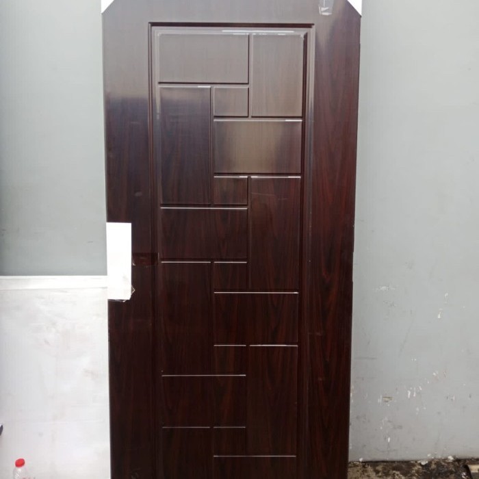 Terlaris PINTU BAJA KODAI STEEL DOOR TOP TX 07 BROWN